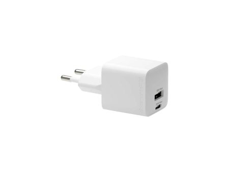 dbramante1928 EU Vægoplader - 1 x USB-C 30W 1 x USB-A 18W - Hvid Sale