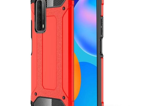 Huawei P Smart (2021) Armor Guard Håndværker Cover - Rød Fashion