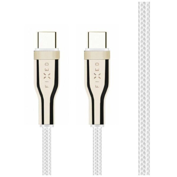 Fixed Metal USB-C til USB-C PD Kabel 100W - 1.2m - Hvid Online Hot Sale