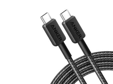 Anker 310 USB-C - USB-C Kabel 240W m. Nylon 90Cm - Sort Fashion