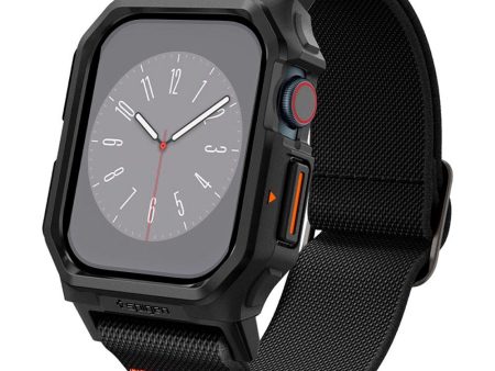 Apple Watch 10 (46mm) Spigen Lite Fit Pro Rem m. Cover - Sort Fashion