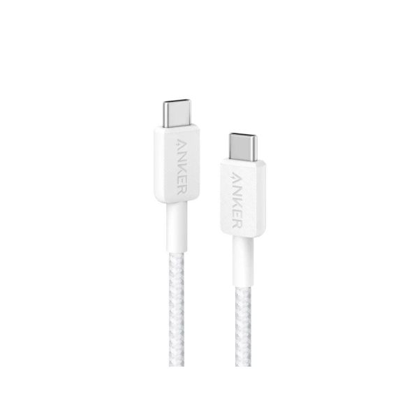 Anker 322 USB-C til USB-C Kabel - 0.9m - Hvid Fashion