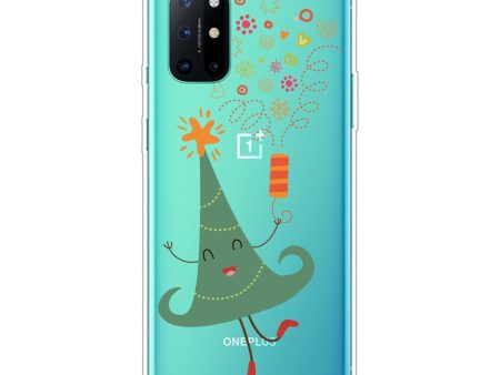 OnePlus 8T Fleksibelt Plast Jule Cover - Juletræ Online Sale