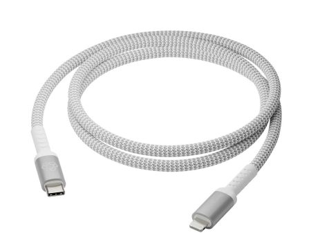 dbramante1928 Opladningskabel af Flettet Genbrugskabel - USB-C til Lightning - 36W - 2M - Hvid Supply