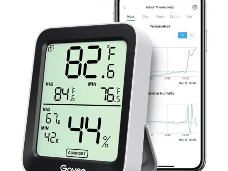 Govee Bluetooth Thermometer Hygrometer - Hvid Online now