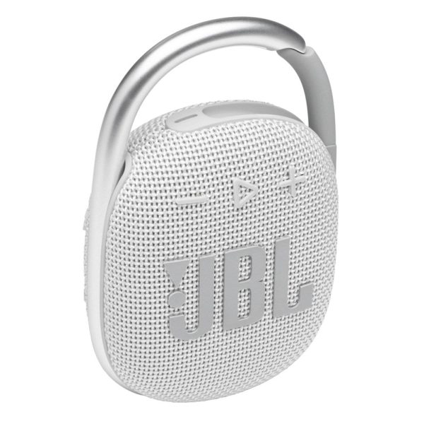 JBL CLIP 4 Trådløs Bluetooth Højtaler m. Karabinhage - Hvid Online