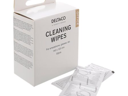 Deltaco Rengørings Klude 140 x 120mm m. Parfume - 52 Stk. For Cheap