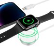 Tech-Protect Ultraboost 2-i-1 Opladekabel til Apple Watch (2.5W) & iPhone (12W) - 1.5m - Hvid Hot on Sale