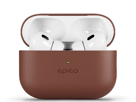 Epico AirPods Pro (2. Gen.) Ægte Læder Cover - Brun Supply