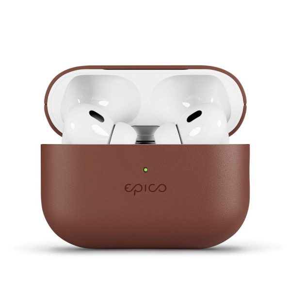 Epico AirPods Pro (2. Gen.) Ægte Læder Cover - Brun Supply