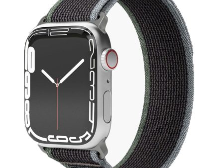 Apple Watch (38 40 SE 41 42mm) Vonmählen Trekking Loop Nylon Rem - Sort   Blå Online Sale