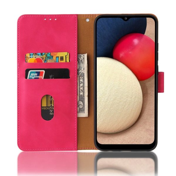 Samsung Galaxy A03s Flip Cover m. Pung - Pink Online now