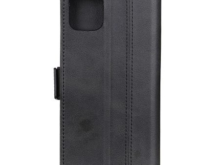 Huawei P40 Business Look Læder Cover m. Pung - Sort For Cheap