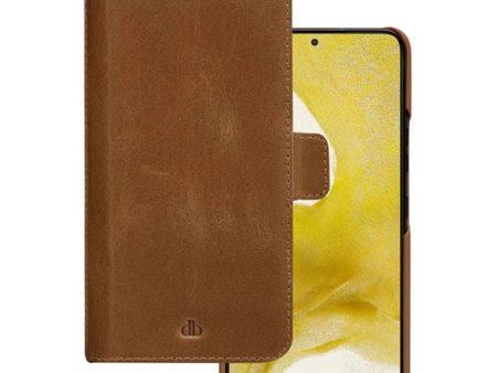 Samsung Galaxy S22+ (Plus) dbramante1928 Lynge Ægte Læder Magnet Cover - Tan Discount