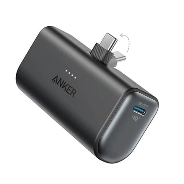 Anker Nano Powerbank 5.000 mAh 22.5W USB-C - Sort Online now