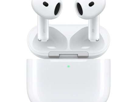 Apple AirPods 4 med Aktiv Støjreduktion In-Ear Headset m. Trådløst Opladningsetui - Hvid Sale