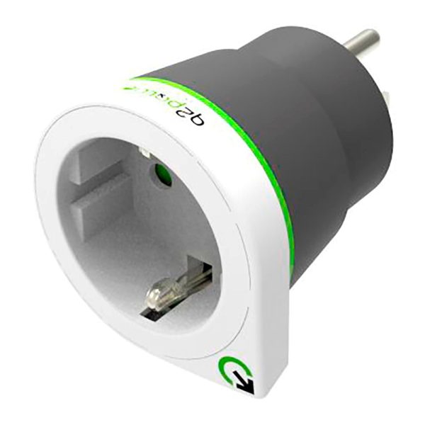 Q2 Power EU til USA Rejseadapter - Hvid   Sort Discount