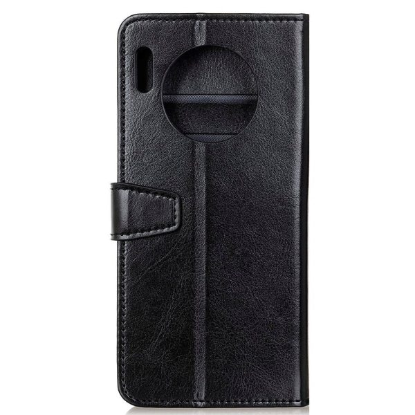 Huawei Mate 30 Pro Neutralt Læder Cover m. Pung Sort Online Sale