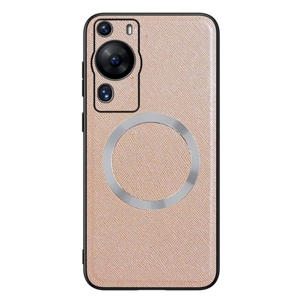 Huawei P60 Pro Plastik Cover m. Ru Tekstur - MagSafe Kompatibel - Guld For Discount