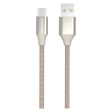 GreyLime Braided (3A 15W) USB-C Kabel 1 m. - Beige Supply