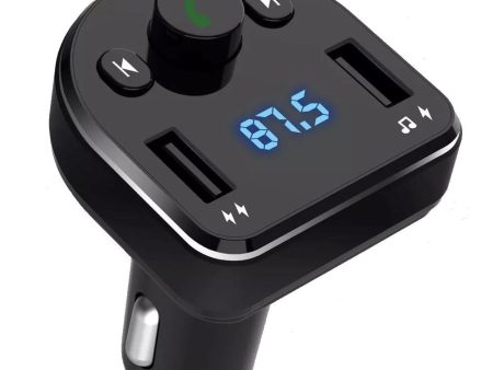 XO BCC01 Bluetooth FM Transmitter 15W Biloplader - Sort Sale