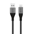 ALOGIC 3A USB-A til USB-C Kabel 30cm - Sort For Sale