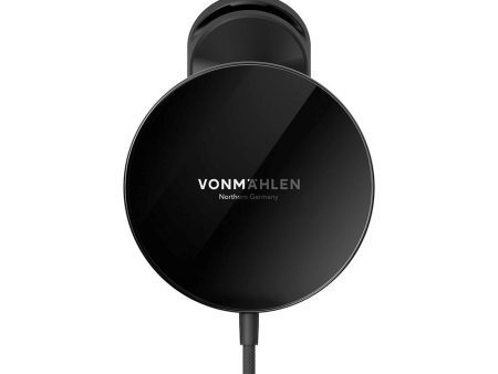 VONMÄHLEN Aura Car - Magnetic Wireless Charging Pad 15W - MagSafe Kompatibel - Sort Online Sale