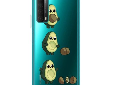 Huawei P Smart (2021) Gennemsigtigt Plastik Cover m. Avocado Discount