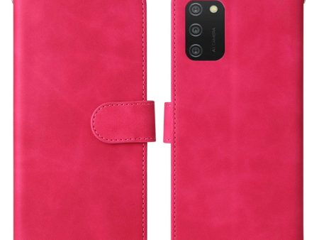 Samsung Galaxy A03s Flip Cover m. Pung - Pink Online now