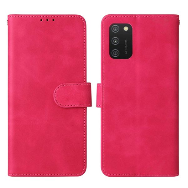 Samsung Galaxy A03s Flip Cover m. Pung - Pink Online now