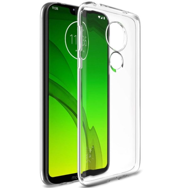 Motorola Moto G7 Power IMAK Fleksibel Plastik Cover Gennemsigtig Hot on Sale