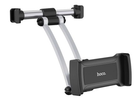 HOCO Mobil & Tablet Holder Til Bil - Max Mobil: 110 x 255mm - Sølv   Sort Online Hot Sale