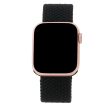 Apple Watch (38 40 SE 41 42mm) Elastisk Stof Rem - Str. M - Sort Online