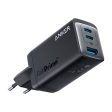 Anker 735 65W Vægoplader m. 1 x USB-A & 2 x USB-C - Sort For Cheap