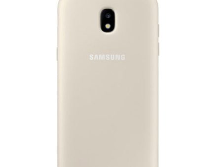 Original Samsung Galaxy J5 (2017) Cover - Dual Layer Protection - (EF-PJ530CFEGWW) - Golden  Hot on Sale