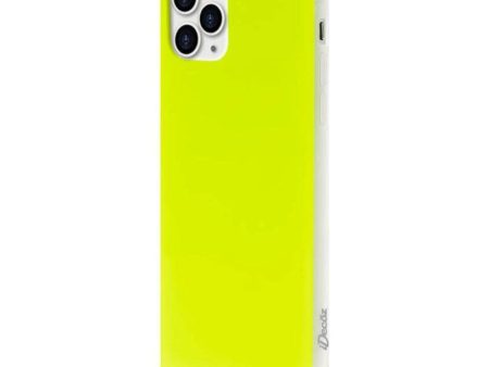 iPhone 11 Pro iDecoz Cover - Neon Gul For Cheap