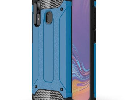 Samsung Galaxy A30 Heavy Duty Håndværker Cover - Blå For Sale