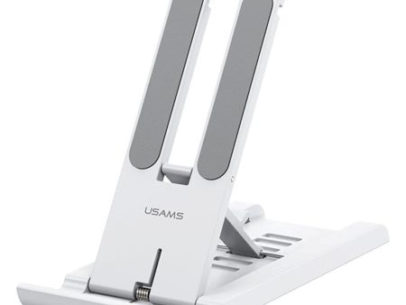 Usams Foldbar Mobil   Tablet Stander - Hvid Online