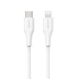 eSTUFF INFINITE MFI USB-C til Lightning Kabel 1 m - 12W - 100% Genbrugsplastik - Hvid Online Sale