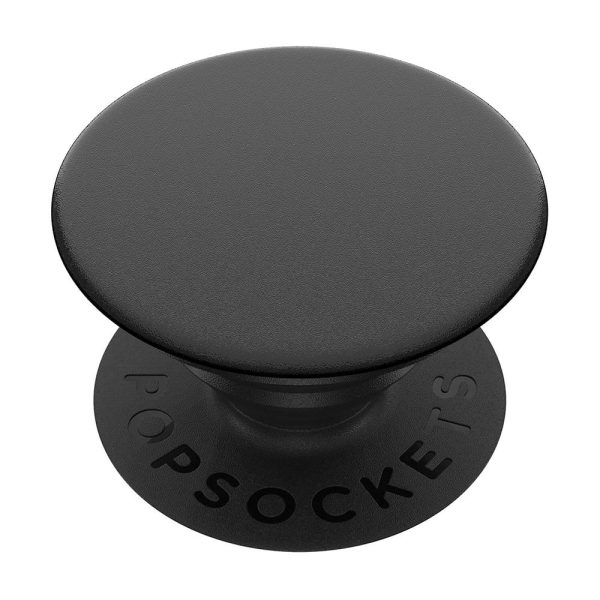 POPSOCKETS PopGrip Black Aftageligt Greb m. Standerfunktion Sale