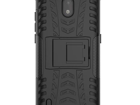 Nokia 1.3 Cool Tyre Håndværker Cover m. Stander - Sort Online now