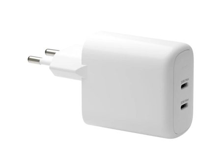 dbramante1928 EU Vægoplader - 2 x USB-C 20W - Hvid Sale