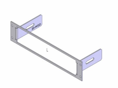 Havis C-EB20-WGD-1P - 1-Piece Equipment Mounting Bracket, 2-in Mounting Space, Fits Motorola WatchGuard 4RE DVR Sale