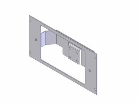 Havis C-EB45-L3F-1P - 1-Piece Equipment Mounting Bracket, 4.5-in Mounting Space, Fits Misc. L3 Mobile Vision Flashback 3 Display Online Hot Sale