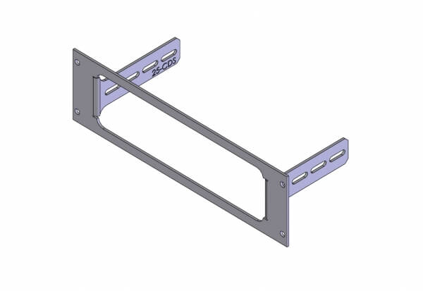 Havis C-EB25-CDS-1P - 1-Piece Equipment Mounting Bracket, 2.5-in Mounting Space, Fits Motorola CDM 750, 1250, 1550 Cheap